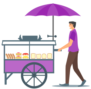 openclipart圖庫：Bread Seller