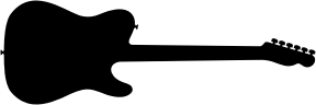 openclipart圖庫：Guitar Silhouette 3