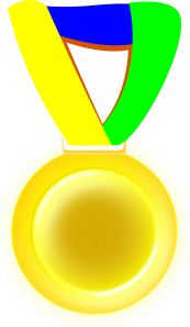 openclipart圖庫：Medalha Ouro Brasil