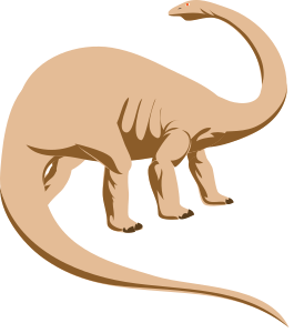 openclipart圖庫：Architetto Dino 03 Brontosaurus
