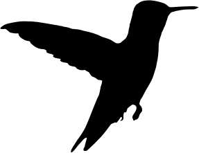 openclipart圖庫：Hummingbird Silhouette