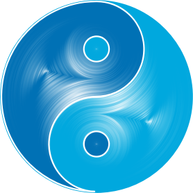 openclipart圖庫：Water And Air Yin Yang