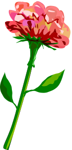 openclipart圖庫：red-flower
