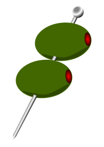 openclipart圖庫：Cocktail Olives