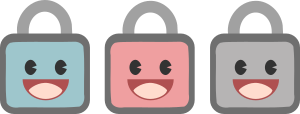 openclipart圖庫：Cute lock icons
