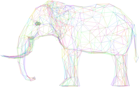 https://openclipart.org/image/300px/svg_to_png/260576/Prismatic-Low-Poly-3D-Elephant-Wireframe-No-Background.png