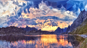 openclipart圖庫：Low Poly Fantastic Nature