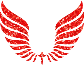 openclipart圖庫：Ruby Abstract Wings