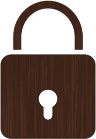 openclipart圖庫：Wood Lock remix
