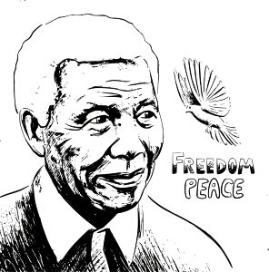 openclipart圖庫：Nelson Mandela 