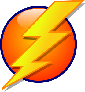 openclipart圖庫：Lightning Icon