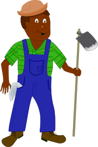 openclipart圖庫：African Farmer