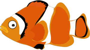 openclipart圖庫：Cartoon fish 1