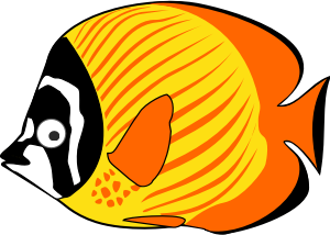 openclipart圖庫：cartoon fish 4