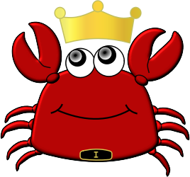openclipart圖庫：King Crab remix