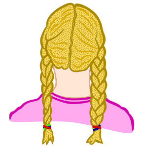 openclipart圖庫：Braids - coloured