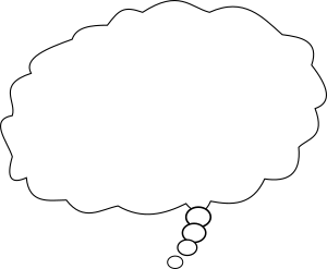 openclipart圖庫：Thought Bubble Remix