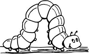 openclipart圖庫：Inchworm