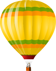 openclipart圖庫：Hot Air Balloon