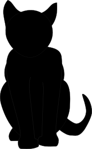 openclipart圖庫：Black Cat