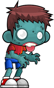 openclipart圖庫：Male Zombie