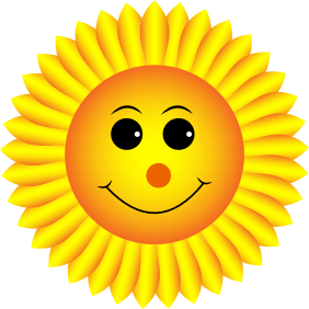openclipart圖庫：Sunflower Smiley