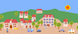 openclipart圖庫：Crooked Drama (02) in Crooked Village