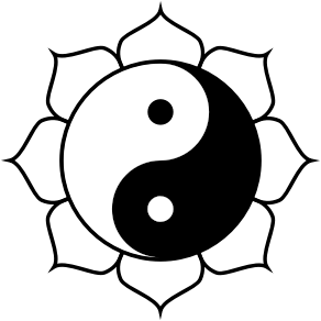 openclipart圖庫：Yin Yang Lotus