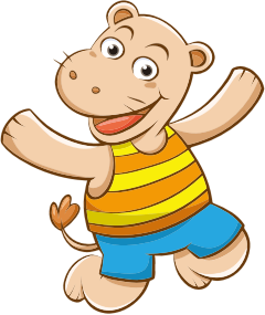 openclipart圖庫：Cartoon Hippo