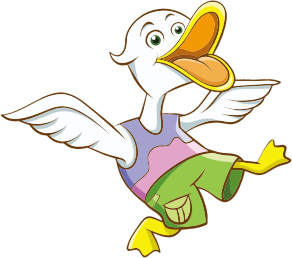 openclipart圖庫：Cartoon Duck