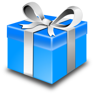 openclipart圖庫：Present Blue Pack 1