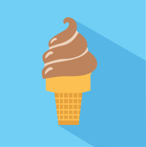 openclipart圖庫：Chocolate Ice Cream Icon