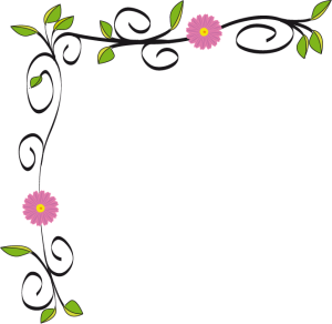 openclipart圖庫：floral border