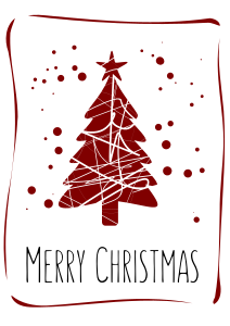 openclipart圖庫：christmas card design