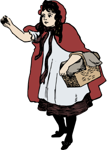 openclipart圖庫：Little Red Riding Hood