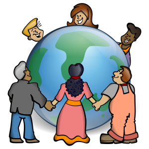 openclipart圖庫：Embrace The World