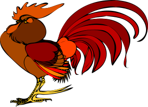 openclipart圖庫：Gallo di profilo
