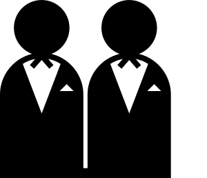 openclipart圖庫：Two Grooms Sign