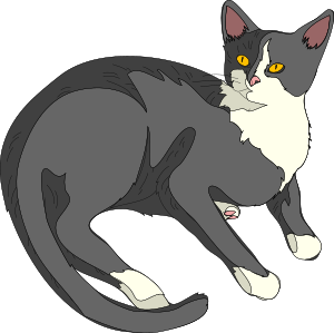 openclipart圖庫：Architetto -- Gatto 03