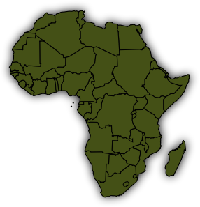 openclipart圖庫：Basic Africa Map