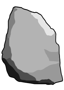 openclipart圖庫：Stone No Shadow