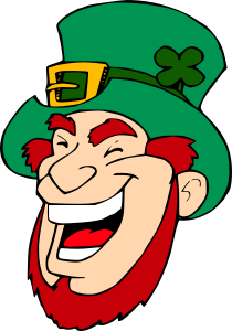 openclipart圖庫：Laughing Leprechaun 1