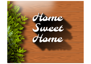 openclipart圖庫：Home sweet home