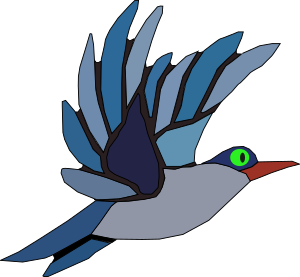 openclipart圖庫：Blue bird