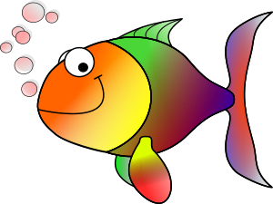 openclipart圖庫：Happy fish