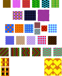 openclipart圖庫：Retro Patterns 3