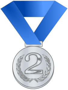 openclipart圖庫：Silver medal / award