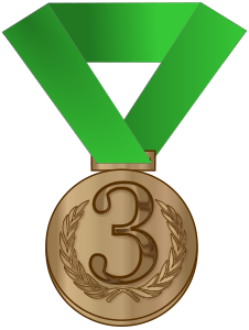openclipart圖庫：Bronze medal / award