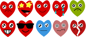 openclipart圖庫：Heart Emoji
