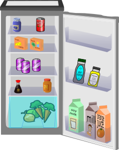 openclipart圖庫：Fridge Open